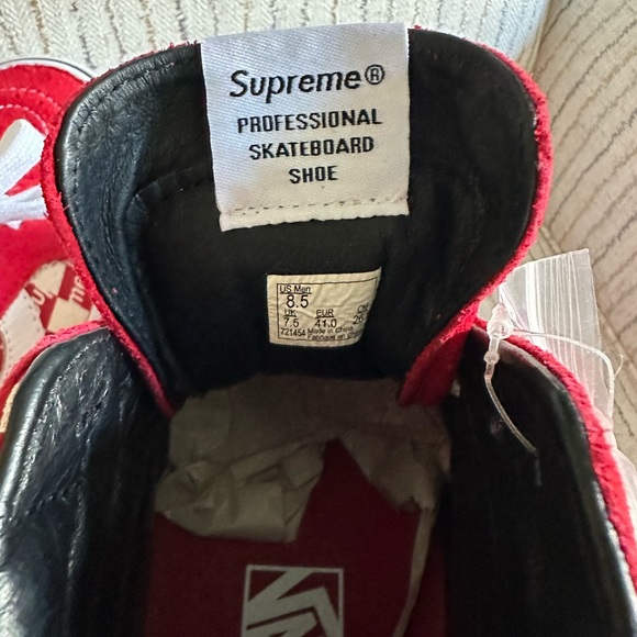 Vans/Supreme sk8 high pro size 8.5 M - Picture 6 of 7